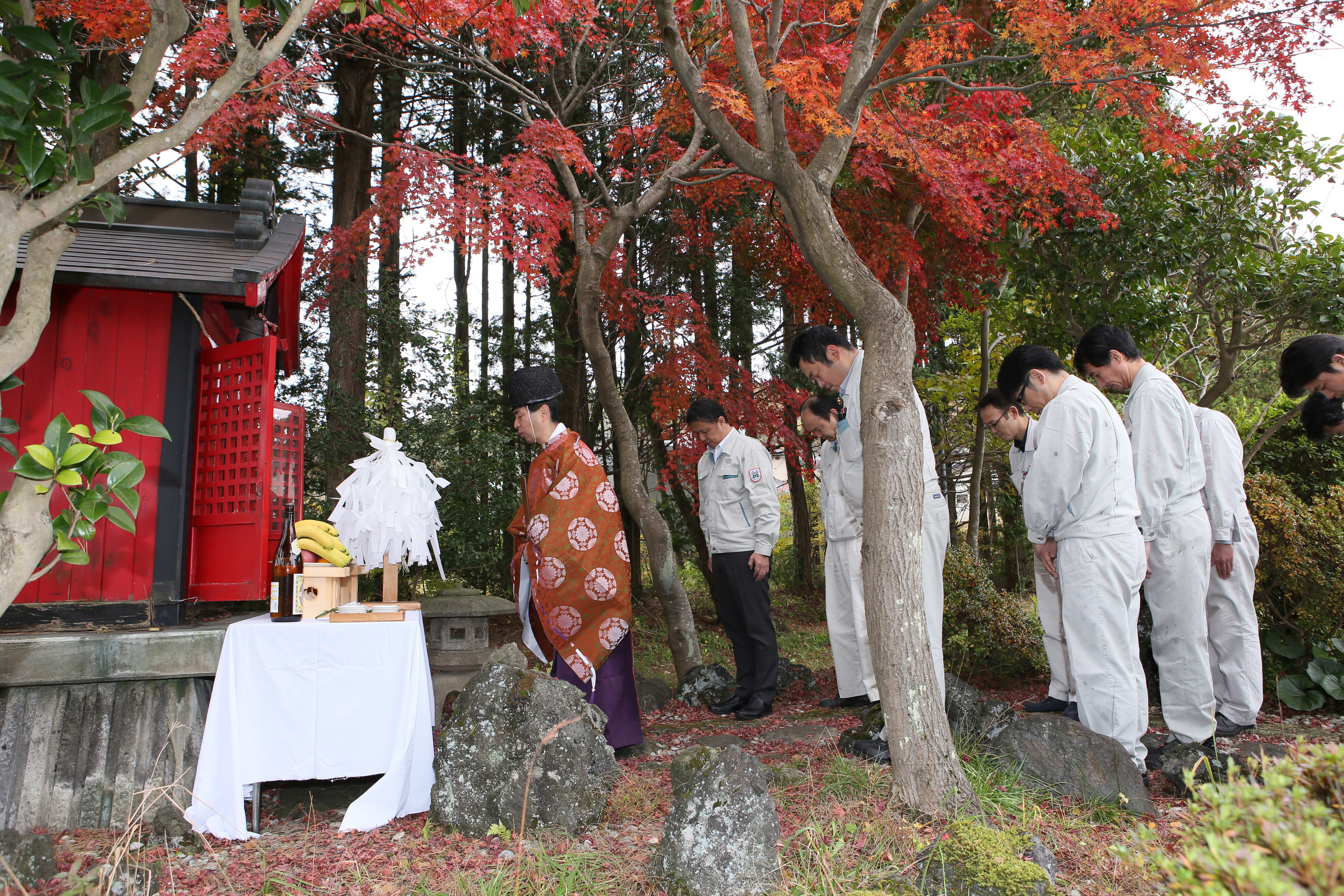 【鞴（ふいご）祭り】【安全祈願祭】が執り行われました。